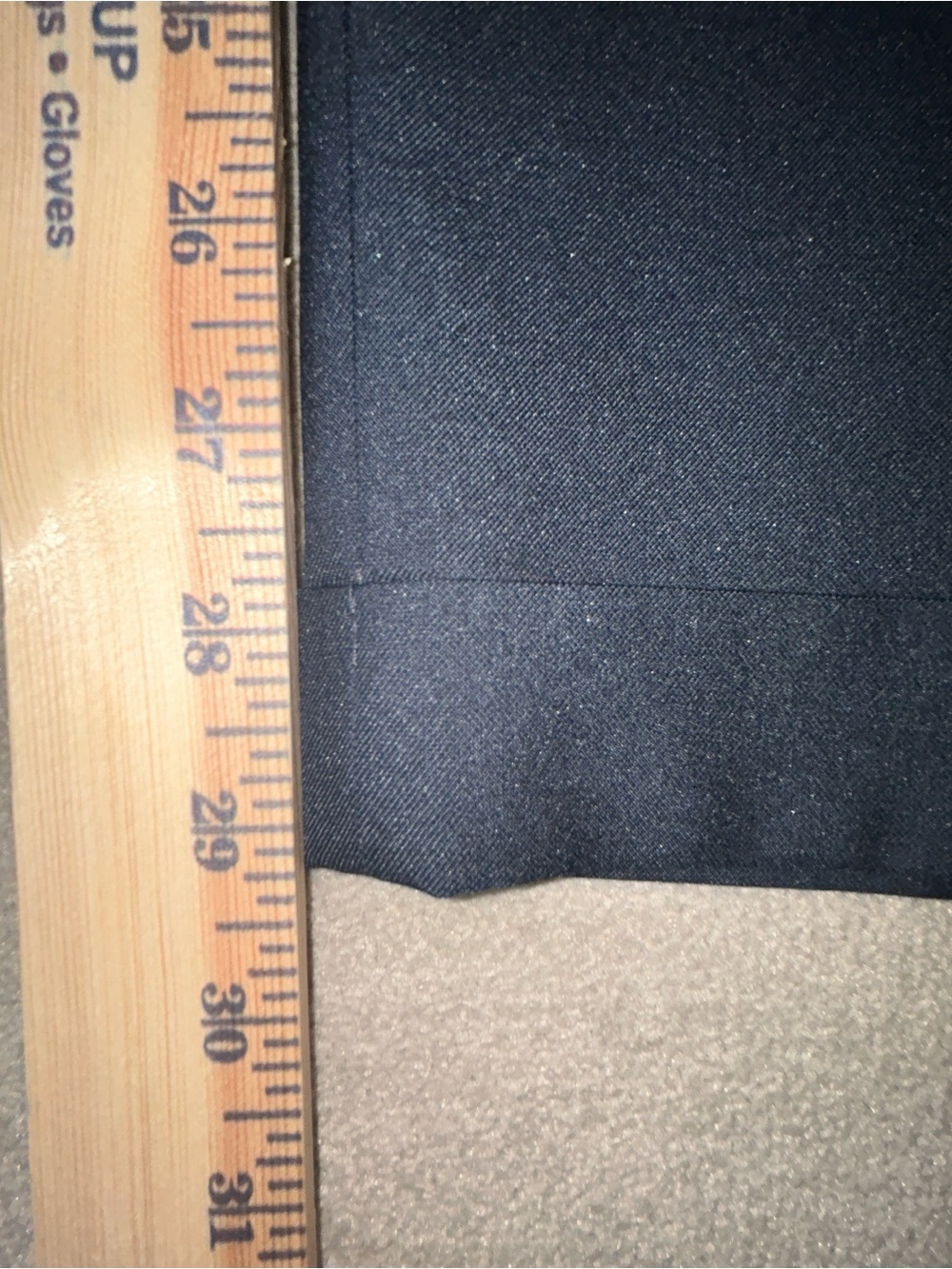 Lauren Ralph Lauren Dress Pants Men’s 34x30 Pleated Cuffed Navy Pants - Picture 5 of 9